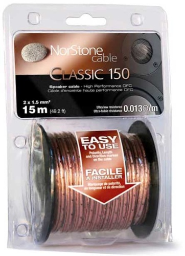 Акустический кабель NorStone Classic CL150, 2х1,5мм², 15м фото 2