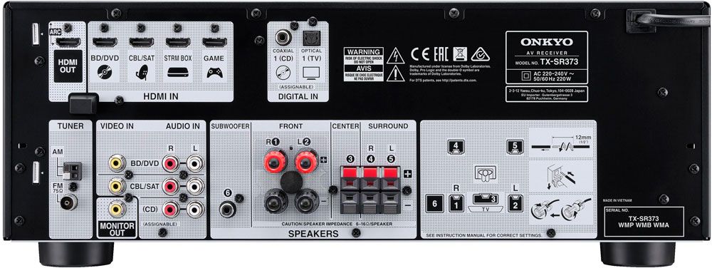 AV-ресивер Onkyo TX-SR373