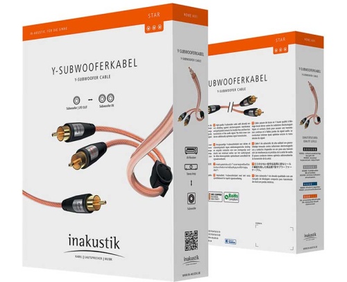 Кабель сабвуферный Inakustik Star Audio Cable, Y-Sub 10 м фото 2