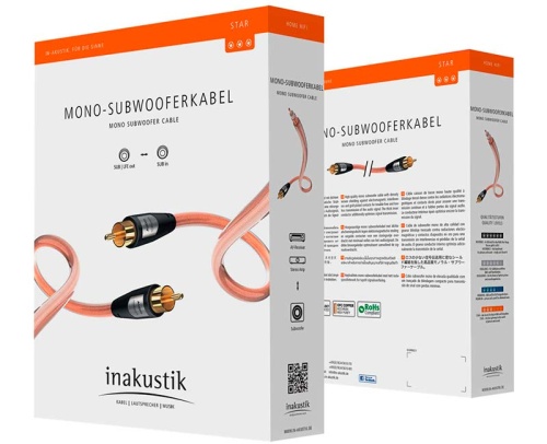 Кабель сабвуферный Inakustik Star Audio Cable, MonoSub 12 м фото 2