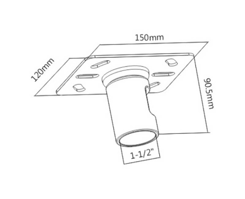 Крепление для проектора Wize Pro PRS35A-W фото 2