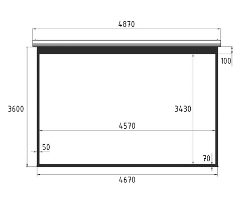 Экран Lumien Master Large Control 360x467 Matte White FiberGlass фото 3