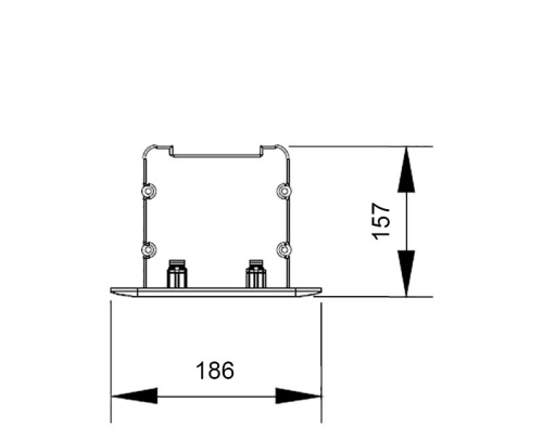 Экран Lumien Master Recessed Control 229x362 Matte White FiberGlass фото 2