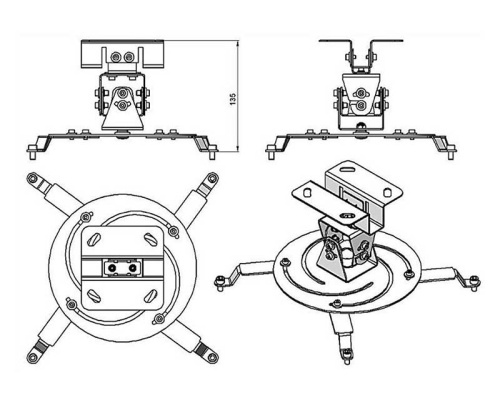 Крепление для проектора FIX P430-680 фото 4