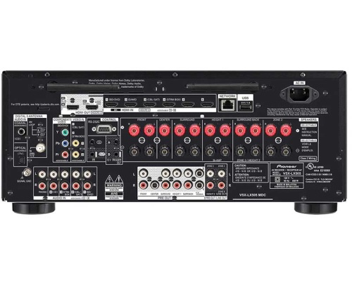 AV-ресивер Pioneer VSX-LX505 M2, серебристый фото 3