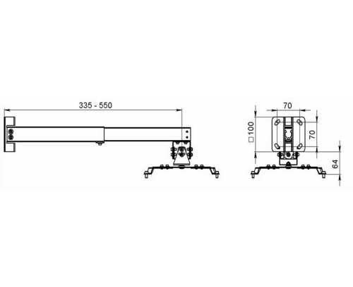 Крепление для проектора FIX P430-680 фото 3