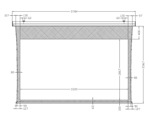 Экран Viewscreen Premium 332x186 Matte White фото 4