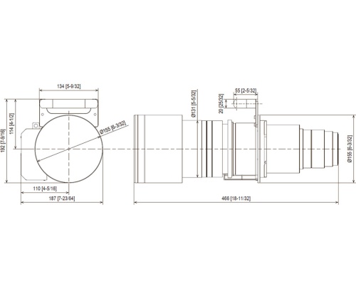 Линза Panasonic ET-D3QW300 фото 2