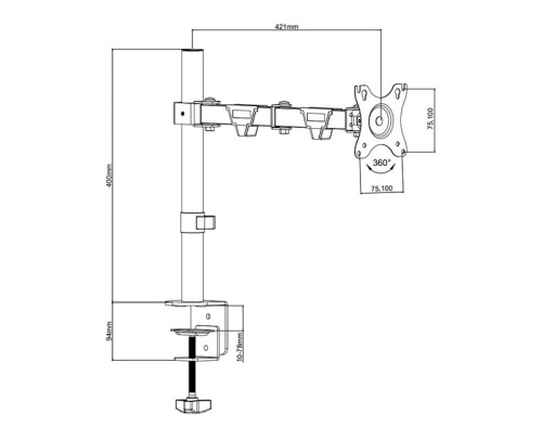 Крепление Wize WDM1-32M фото 3
