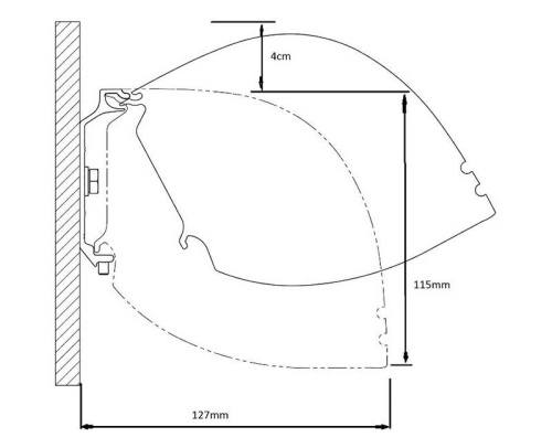 Экран Kauber Red Label Tensioned BT Cinema 163x290 Clear Vision фото 4