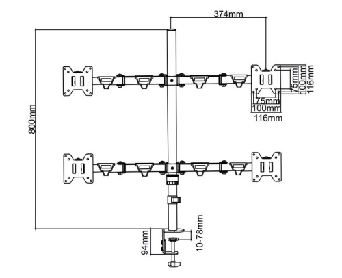 Крепление Wize WDM4-26 фото 2