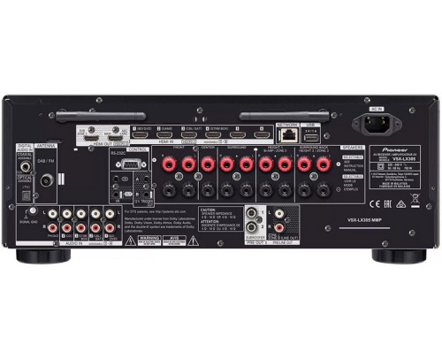 AV-ресивер Pioneer VSX-LX305 M2, черный фото 2