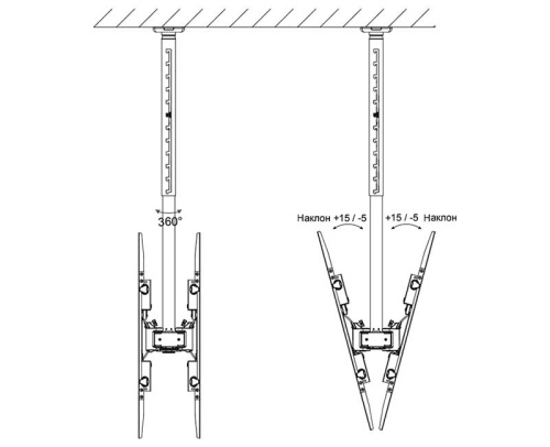 Крепление Wize Pro C75D60A фото 3